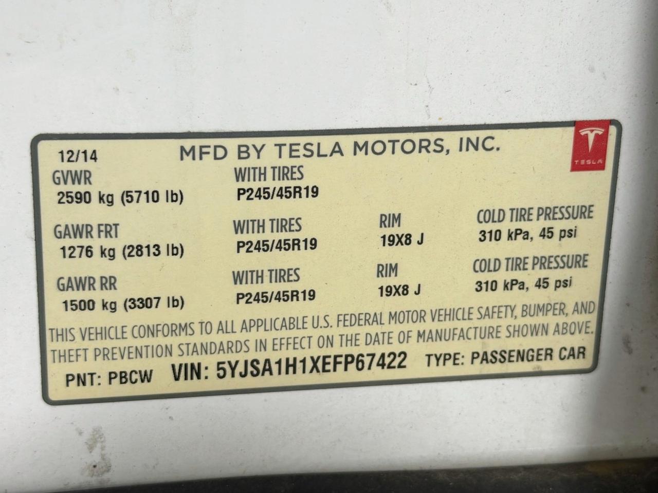 2014 Tesla Model S 85 kWh Battery FREE UNLIMITED SUPERCHARGING Willowbrook IL
