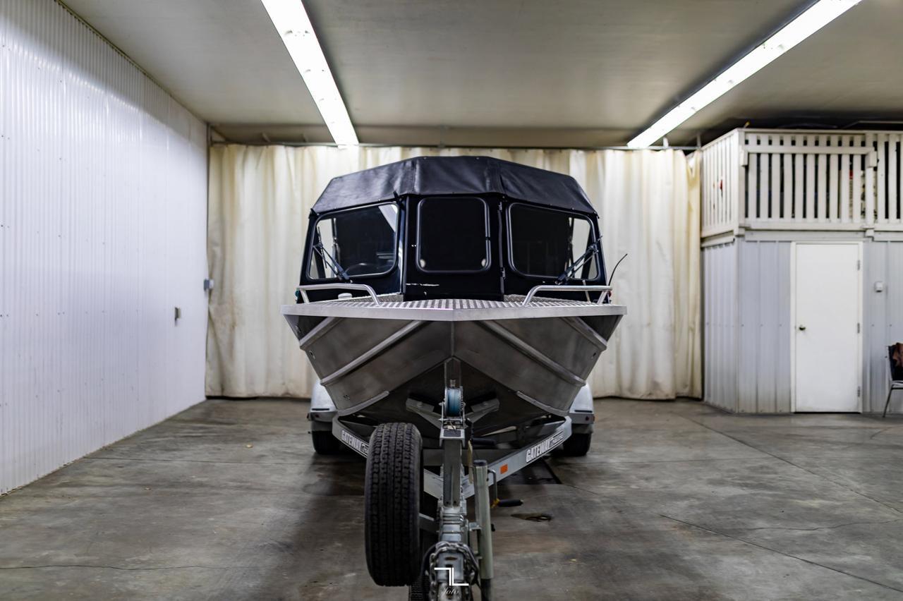 2014 Thunder Jet Envoy River Boat with 19 ft. Trailer Red Deer AB