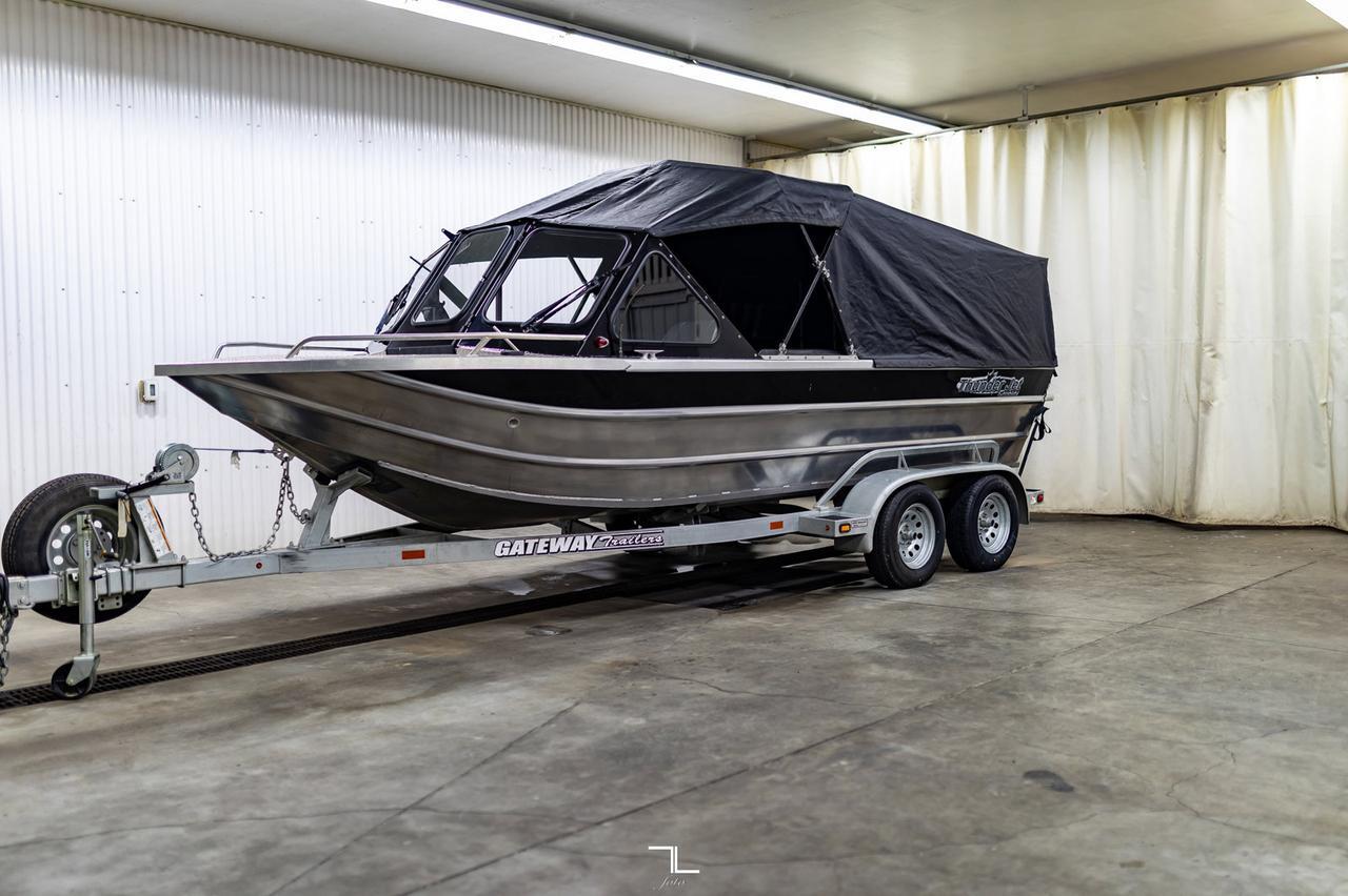 2014 Thunder Jet Envoy River Boat with 19 ft. Trailer Red Deer AB