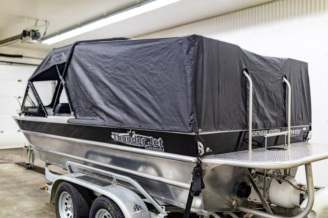 2014 Thunder Jet Envoy River Boat with 19 ft. Trailer Red Deer AB
