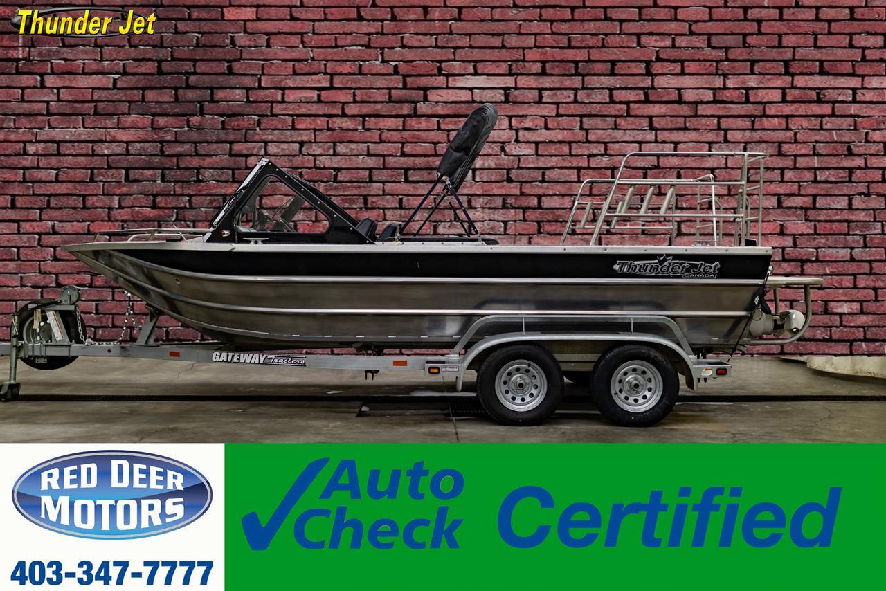 2014 Thunder Jet Envoy River Boat with 19 ft. Trailer