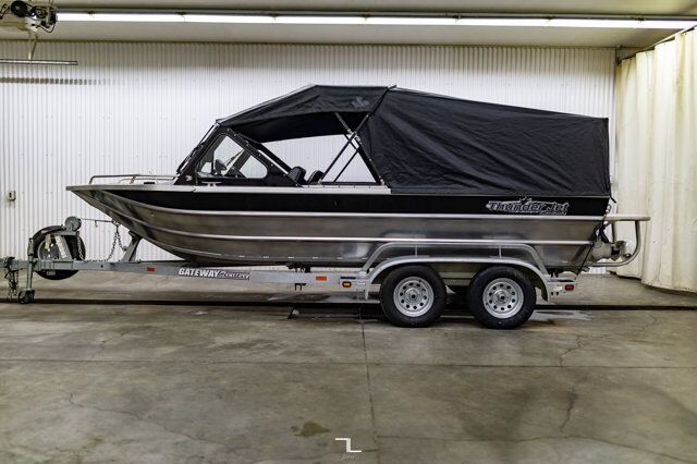 2014 Thunder Jet Envoy River Boat with 19 ft. Trailer Red Deer AB
