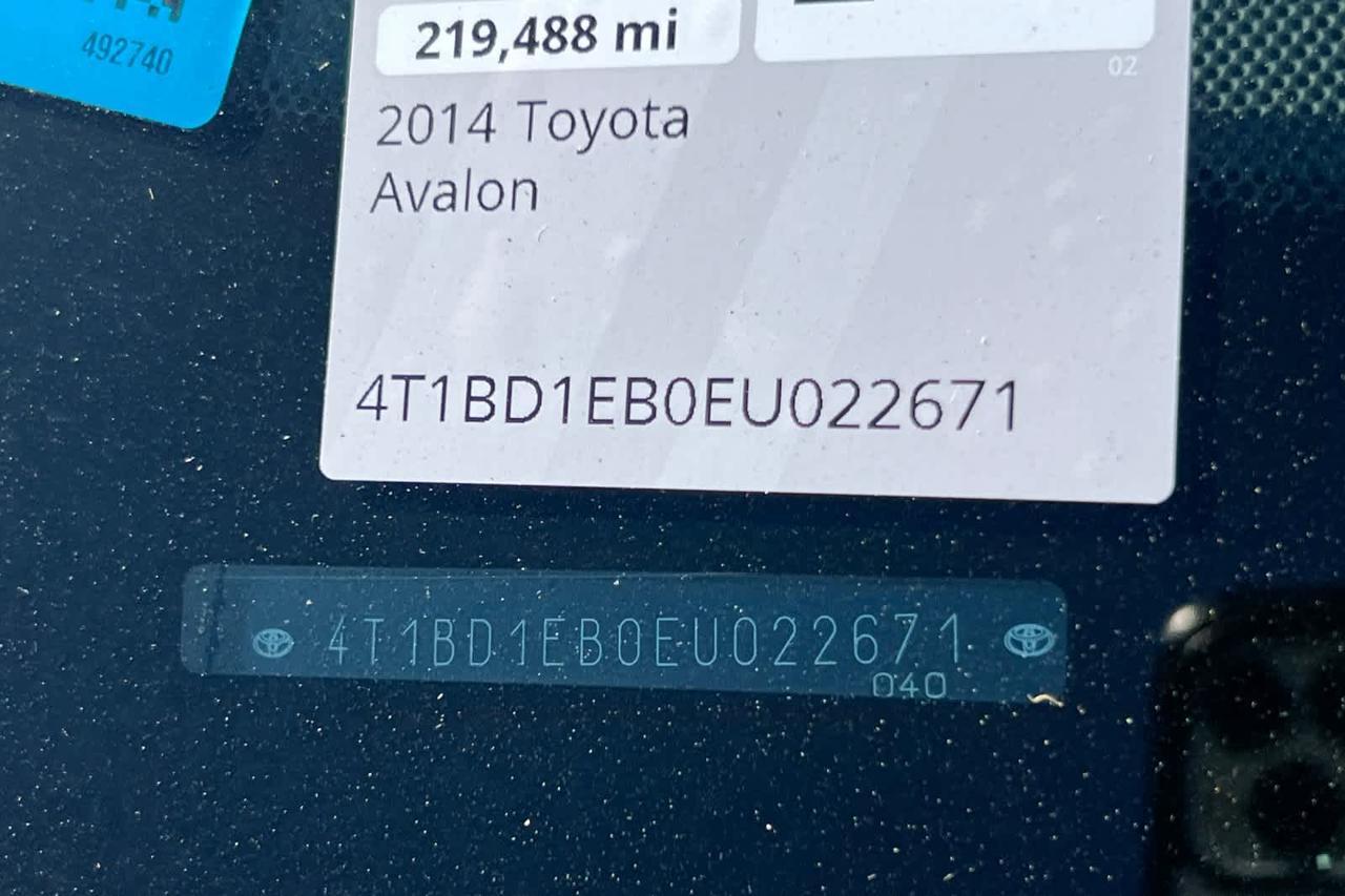 2014 Toyota Avalon Hybrid Limited Roseville CA