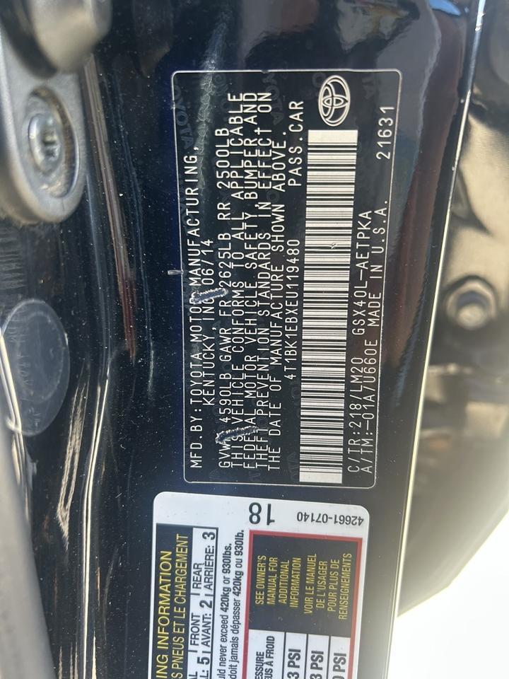 2014 Toyota Avalon Limited Crestwood KY