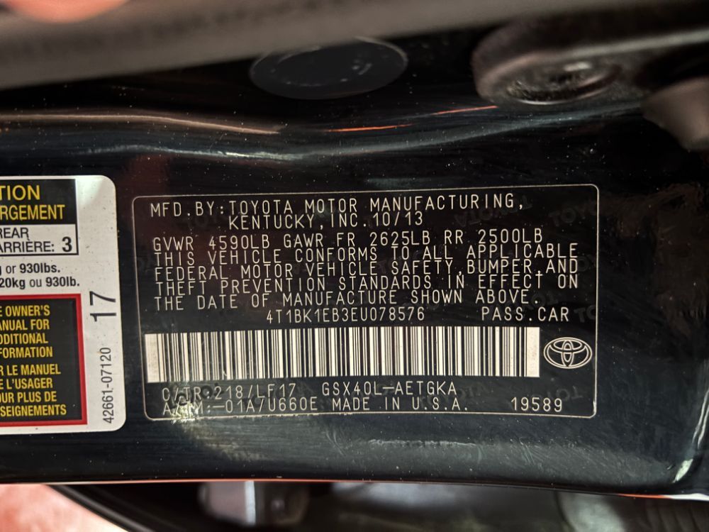 2014 Toyota Avalon XLE Franklin OH