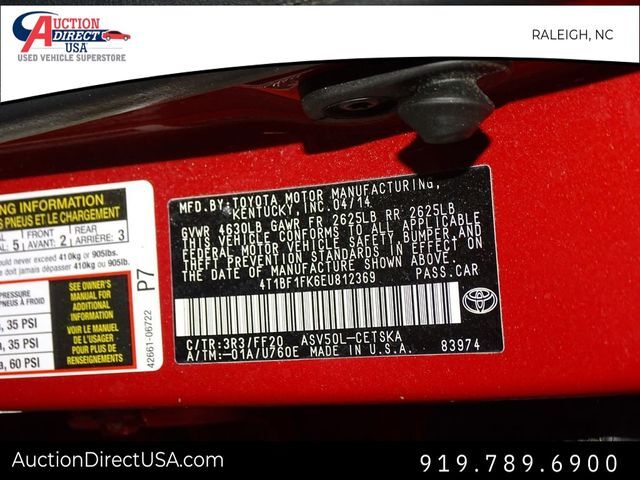 2014 Toyota Camry L Raleigh NC