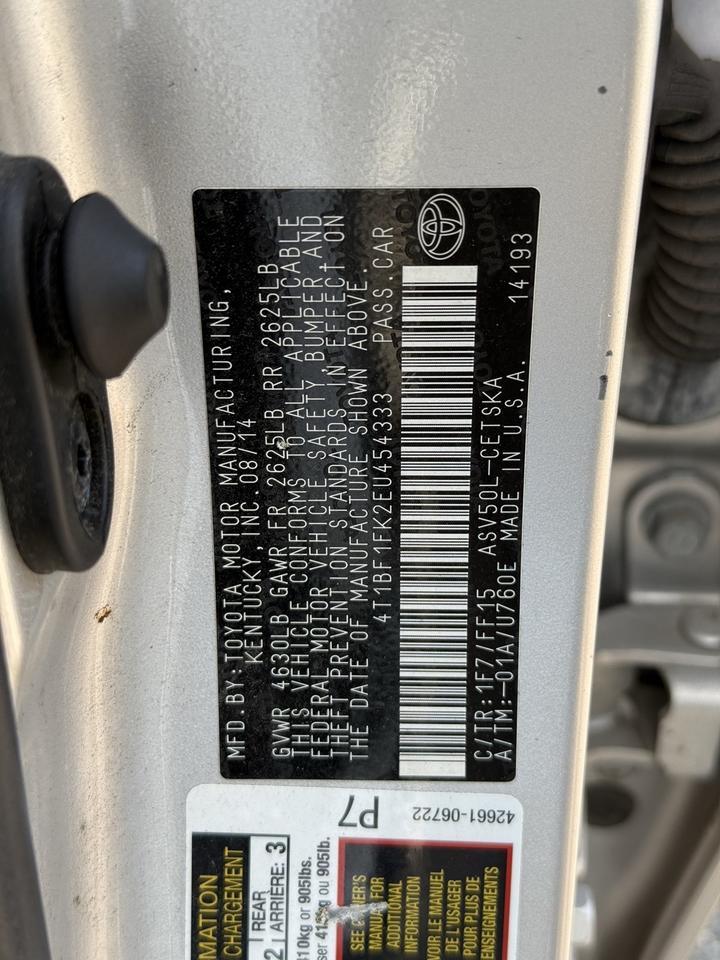 2014 Toyota Camry LE Crestwood KY