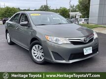 2014 Toyota Camry LE South Burlington VT 2014 Toyota Camry LE South Burlington VT