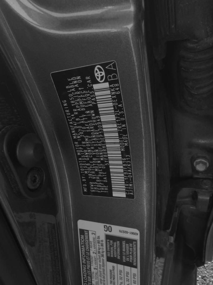 2014 Toyota Corolla 4dr Sdn CVT LE (Natl) Jacksonville FL