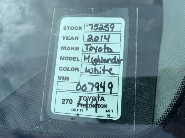 2014 Toyota Highlander LE Jacksonville FL