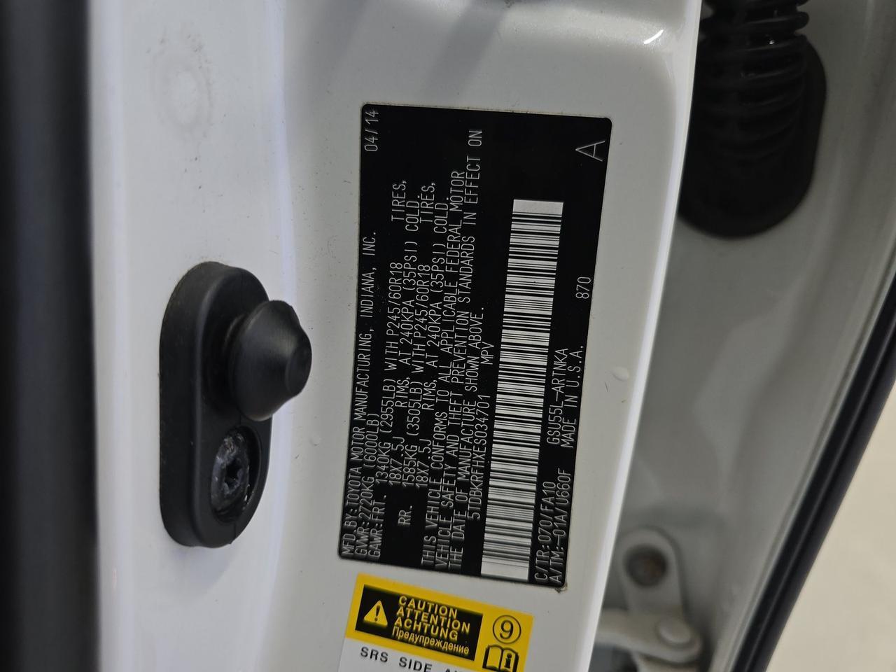 2014 Toyota Highlander LE Plus V6 Stafford VA