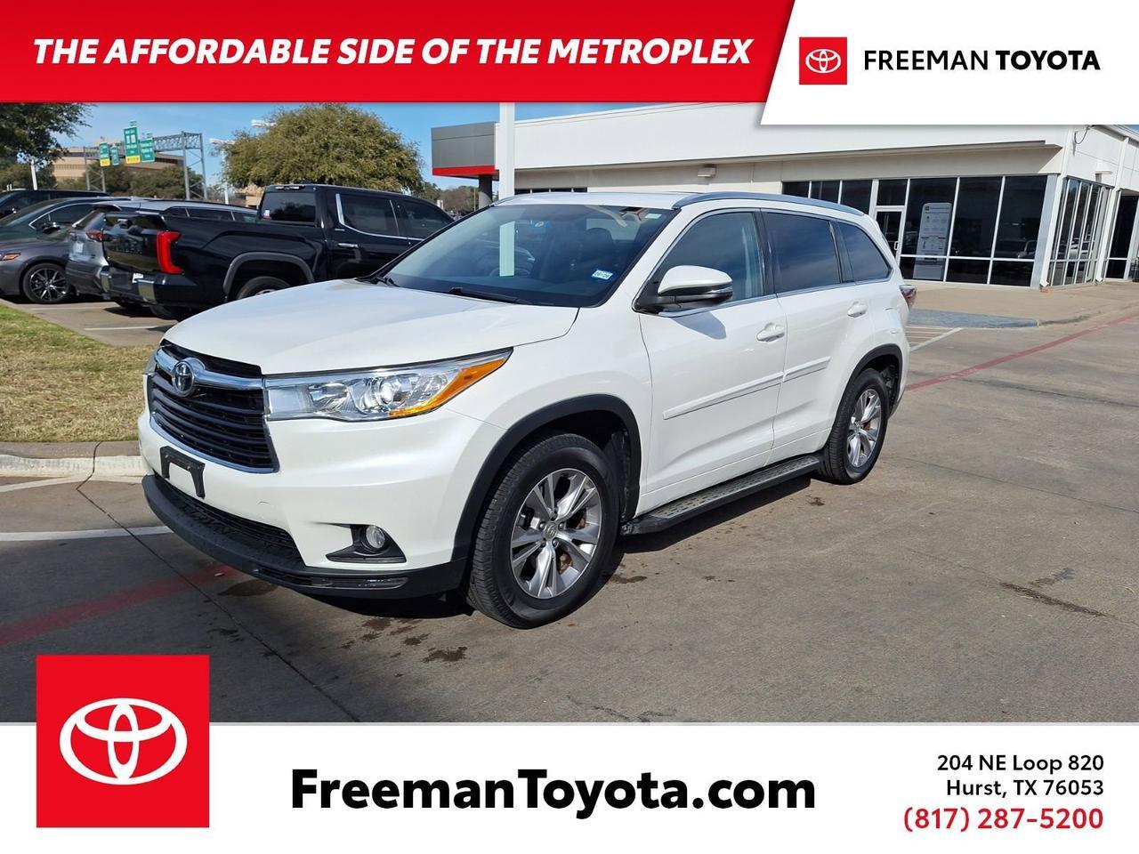 2014 Toyota Highlander XLE Hurst TX