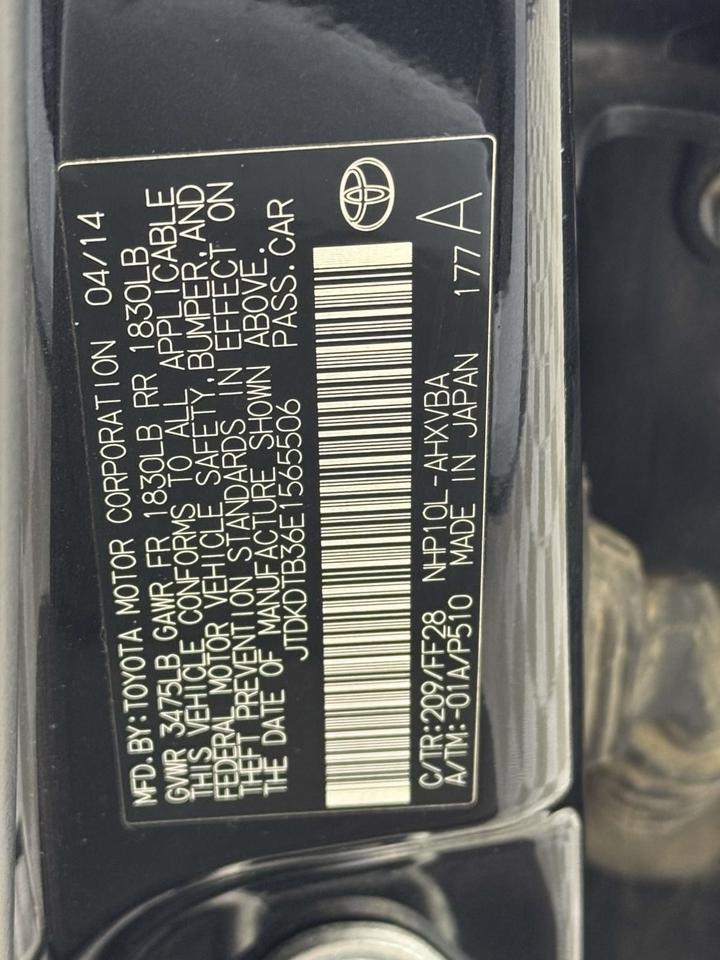 2014 Toyota Prius c Two Fredericksburg VA