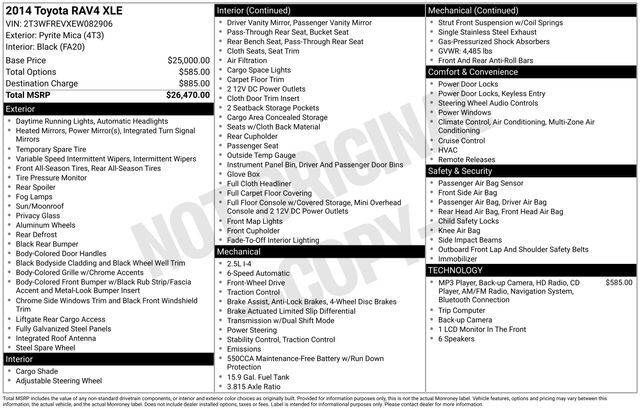 2014 Toyota RAV4 XLE Raleigh NC