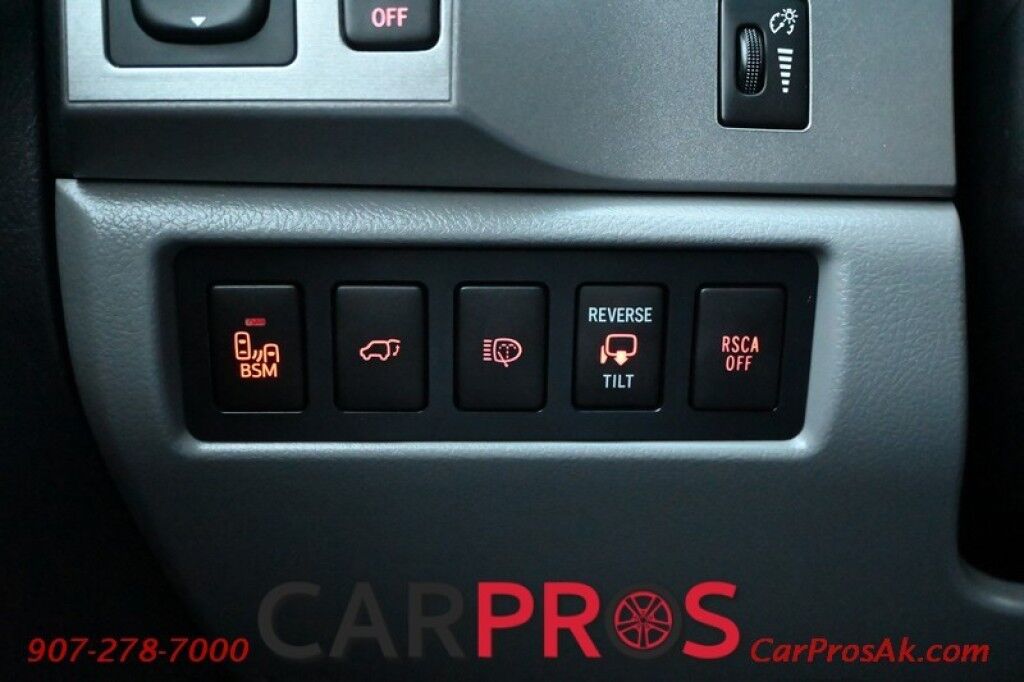 2014 Toyota Sequoia Platinum - 4x4 - 5.7L V8 - Auto Start - Front Heated and Cooled Leather Seats - Rear Entertainment - Sunroof - JBL Speakers - Bluetooth - Navigation - Backup Camera - 3rd Row - Seats 7 - Blind Spot Alert - Tow Pkg Anchorage AK