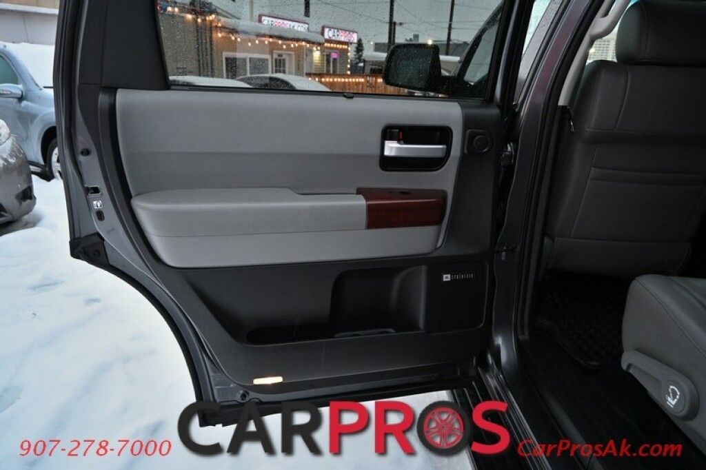 2014 Toyota Sequoia Platinum - 4x4 - 5.7L V8 - Auto Start - Front Heated and Cooled Leather Seats - Rear Entertainment - Sunroof - JBL Speakers - Bluetooth - Navigation - Backup Camera - 3rd Row - Seats 7 - Blind Spot Alert - Tow Pkg Anchorage AK