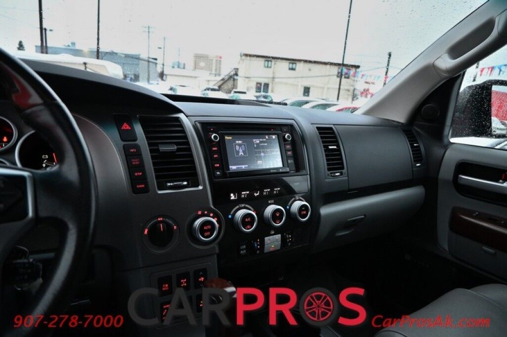 2014 Toyota Sequoia Platinum - 4x4 - 5.7L V8 - Auto Start - Front Heated and Cooled Leather Seats - Rear Entertainment - Sunroof - JBL Speakers - Bluetooth - Navigation - Backup Camera - 3rd Row - Seats 7 - Blind Spot Alert - Tow Pkg Anchorage AK