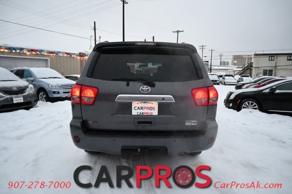 2014 Toyota Sequoia Platinum - 4x4 - 5.7L V8 - Auto Start - Front Heated and Cooled Leather Seats - Rear Entertainment - Sunroof - JBL Speakers - Bluetooth - Navigation - Backup Camera - 3rd Row - Seats 7 - Blind Spot Alert - Tow Pkg Anchorage AK