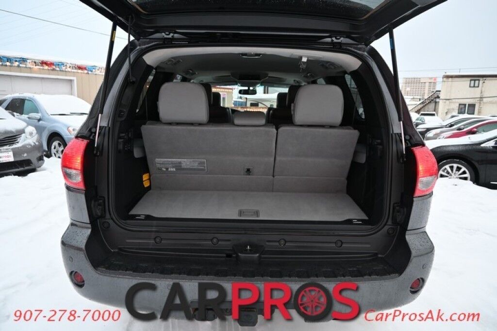 2014 Toyota Sequoia Platinum - 4x4 - 5.7L V8 - Auto Start - Front Heated and Cooled Leather Seats - Rear Entertainment - Sunroof - JBL Speakers - Bluetooth - Navigation - Backup Camera - 3rd Row - Seats 7 - Blind Spot Alert - Tow Pkg Anchorage AK