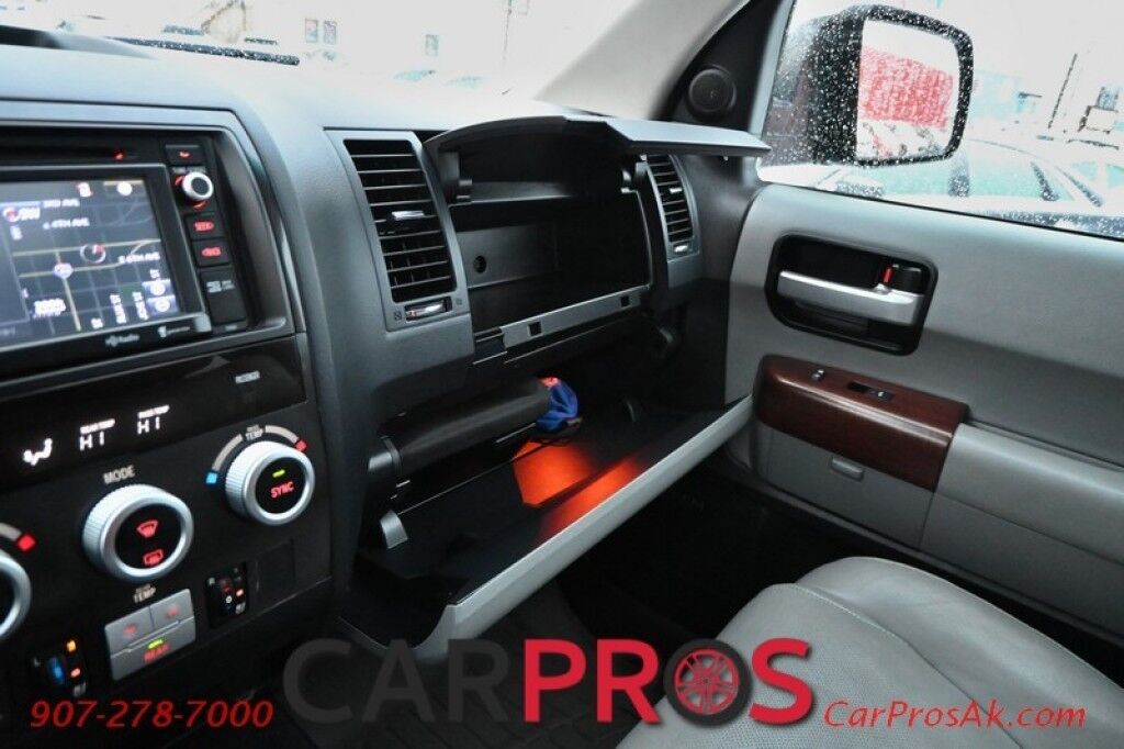 2014 Toyota Sequoia Platinum - 4x4 - 5.7L V8 - Auto Start - Front Heated and Cooled Leather Seats - Rear Entertainment - Sunroof - JBL Speakers - Bluetooth - Navigation - Backup Camera - 3rd Row - Seats 7 - Blind Spot Alert - Tow Pkg Anchorage AK