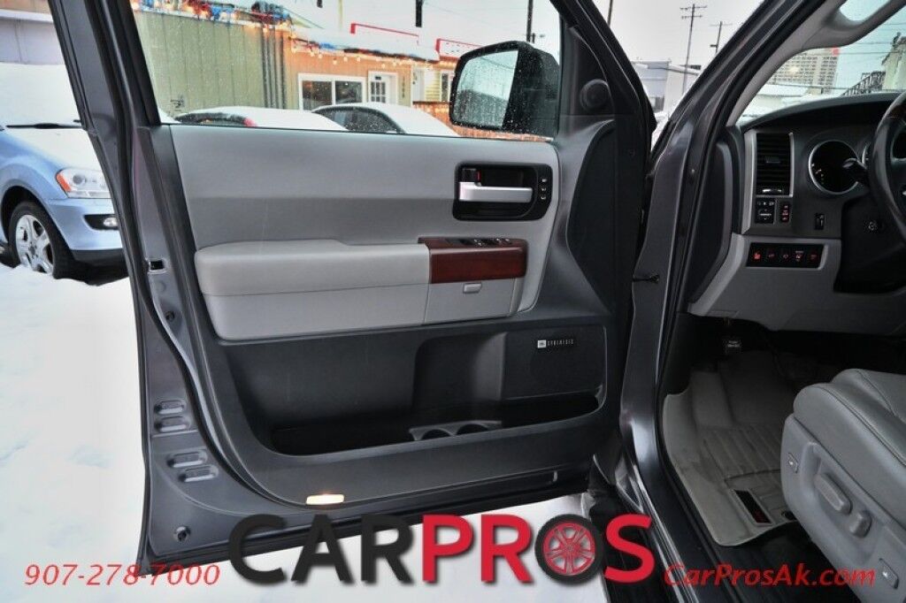 2014 Toyota Sequoia Platinum - 4x4 - 5.7L V8 - Auto Start - Front Heated and Cooled Leather Seats - Rear Entertainment - Sunroof - JBL Speakers - Bluetooth - Navigation - Backup Camera - 3rd Row - Seats 7 - Blind Spot Alert - Tow Pkg Anchorage AK