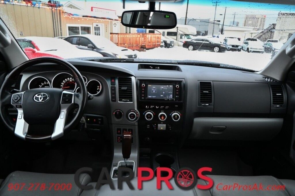 2014 Toyota Sequoia Platinum - 4x4 - 5.7L V8 - Auto Start - Front Heated and Cooled Leather Seats - Rear Entertainment - Sunroof - JBL Speakers - Bluetooth - Navigation - Backup Camera - 3rd Row - Seats 7 - Blind Spot Alert - Tow Pkg Anchorage AK