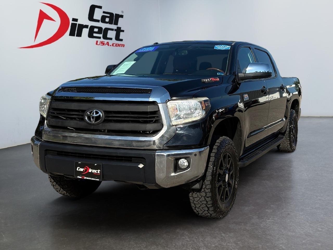 2014 Toyota Tundra 4WD Truck 1794 EDITION, RUNNING BOARDS, SUNROOF, TOW PACKAGE, HEATED & COOLING SEATS, BLIND SPOT ALERT, LANE KEEP ASSIST, BACKUP CAMERA WITH PARKING SENSORS, POWER MEMORY SEATS, NAVIGATION, LOW MILES, TIME TO TAKE HOME A TOYOTA!