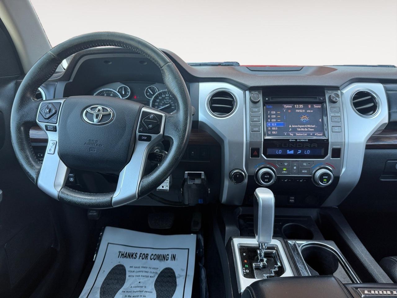 2014 Toyota Tundra 4WD Truck LTD, HEATED SEATS, RUNNING BOARDS, TOW PACKAGE, TONNEAU COVER, BED LINER, SLIDING REAR WINDOW, POWER/HEATED MIRRORS, KEYLESS ENTRY, LOW MILES, ONLY 1 OWNER, CLEAN CARFAX!