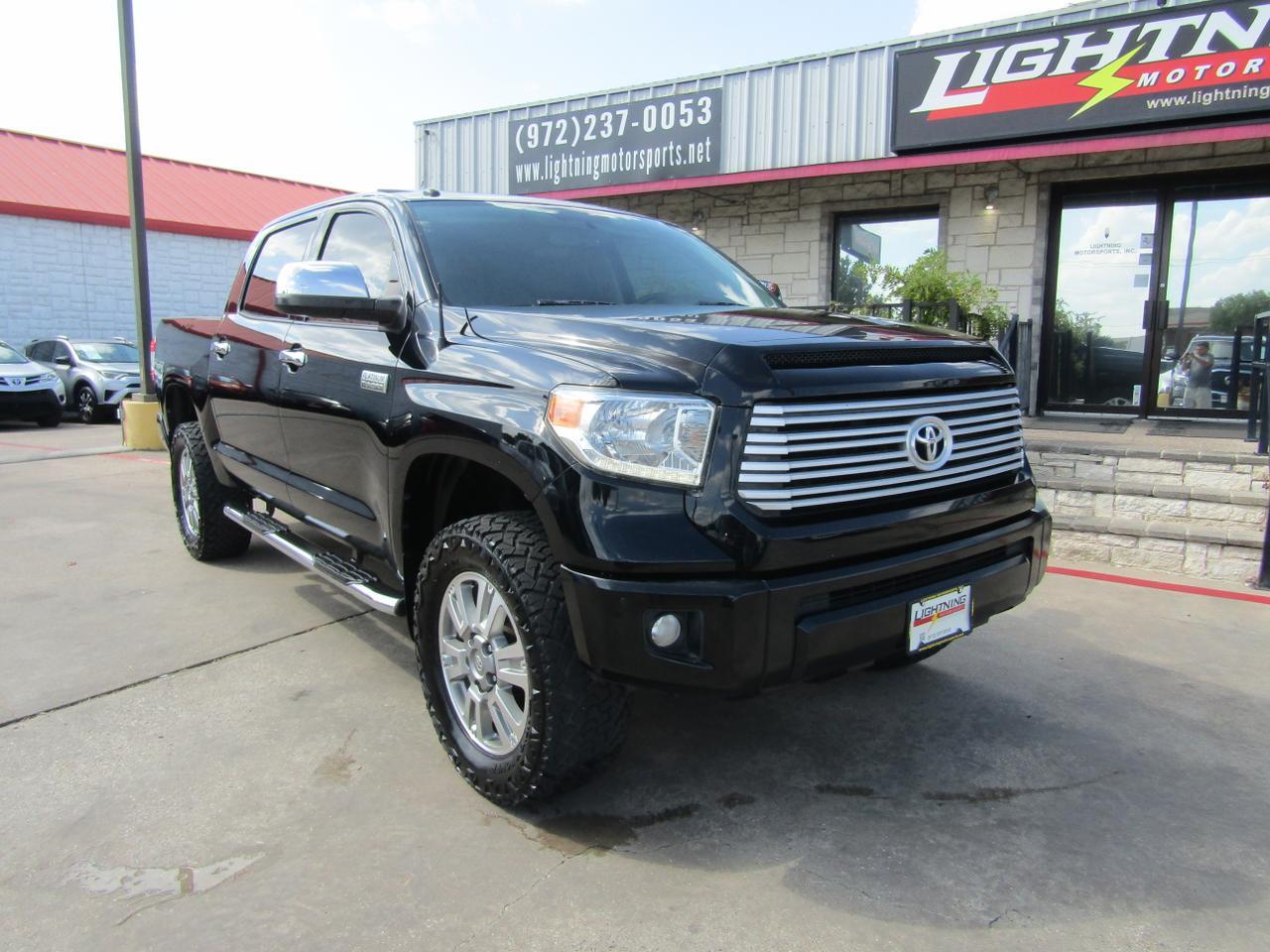 2014 Toyota Tundra CrewMax 5.7L FFV V8 6-Spd AT Platinum (Natl) Grand Prairie TX