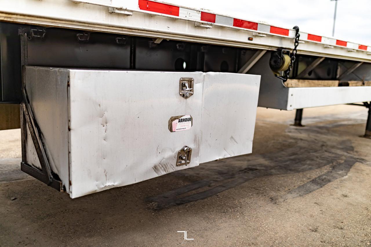 2014 Transcraft Eagle Hiboy 53 Ft Tandem Axle Flat Deck Trailer Red Deer AB
