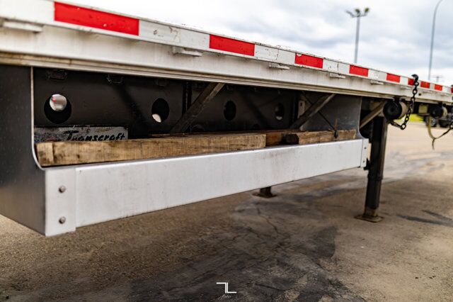 2014 Transcraft Eagle Hiboy 53 Ft Tandem Axle Flat Deck Trailer Red Deer AB