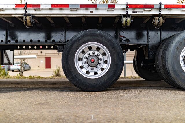 2014 Transcraft Eagle Hiboy 53 Ft Tandem Axle Flat Deck Trailer Red Deer AB