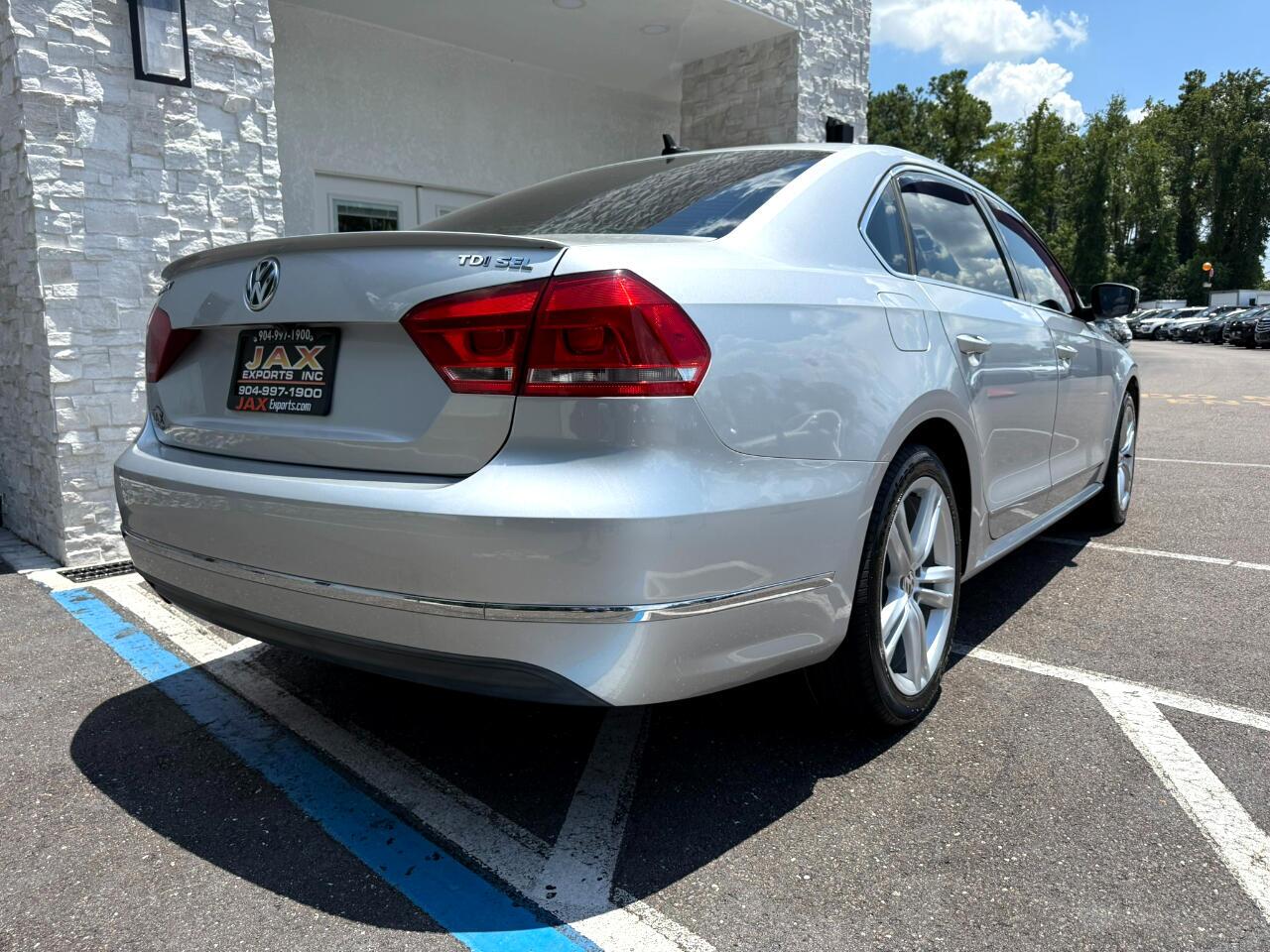 2014 Volkswagen Passat 4dr Sdn 2.0L DSG TDI SEL Premium Jacksonville FL