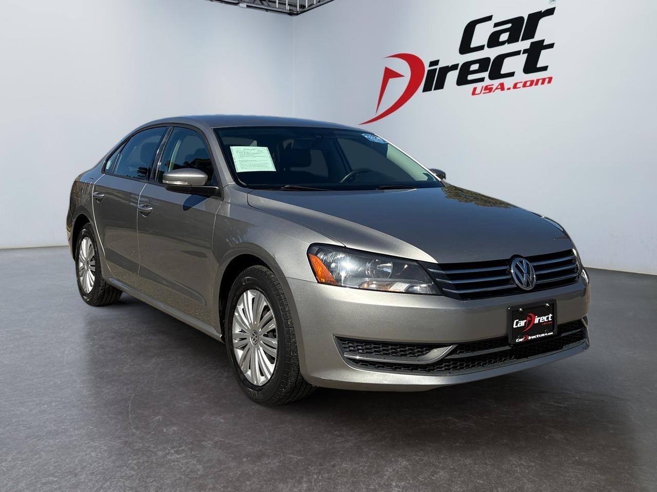 2014 Volkswagen Passat S, BLUETOOTH, REMOTE KEYLESS ENTRY, BRAKE ASSIST, POWER MIRRORS WITH TURN SIGNAL INDICATORS, LOW MILEAGE, COME TEST DRIVE THIS CAR TODAY!