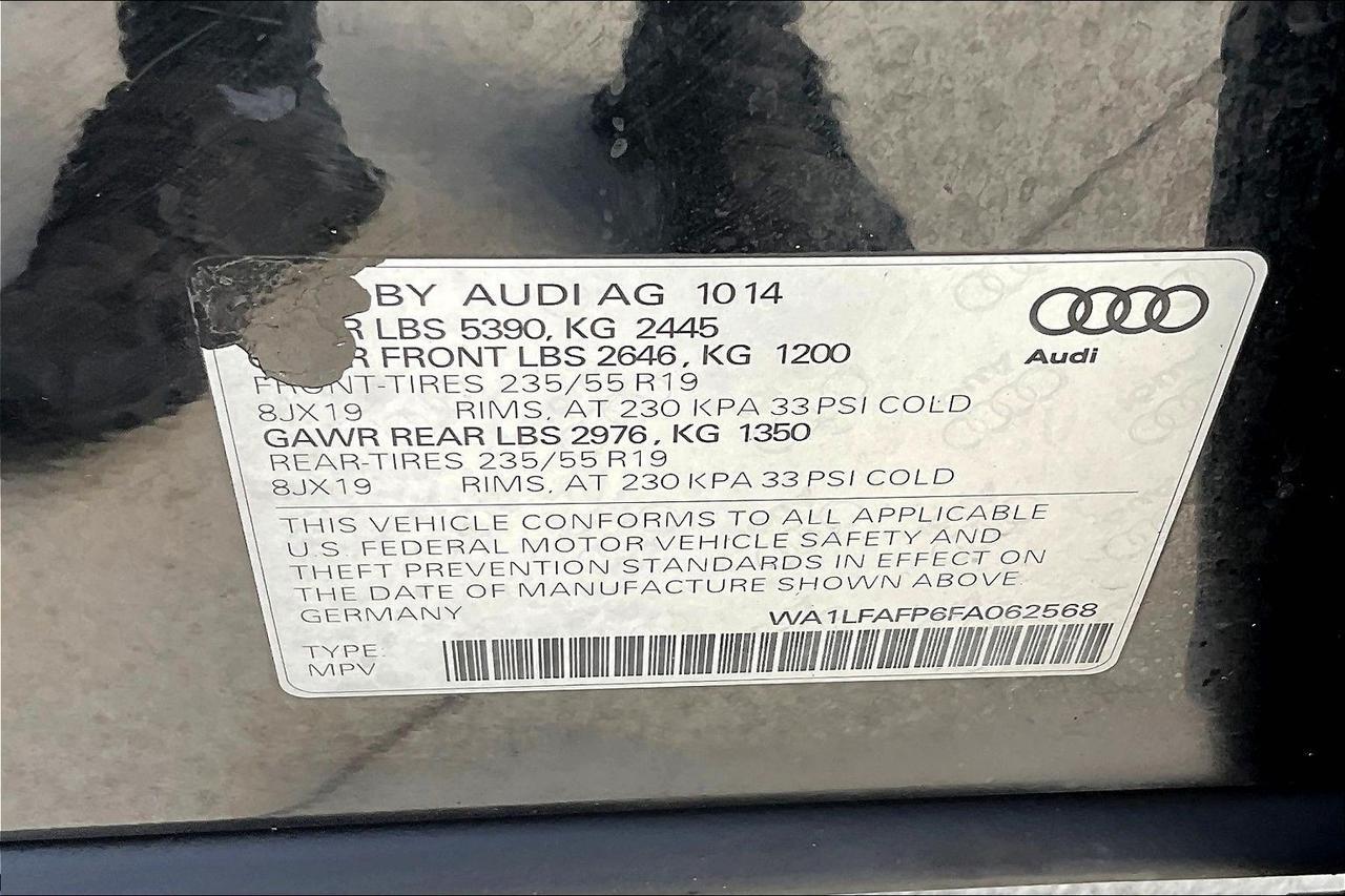 2015 AUDI Q5 PREMIUM PLUS BLACK at G Motors
