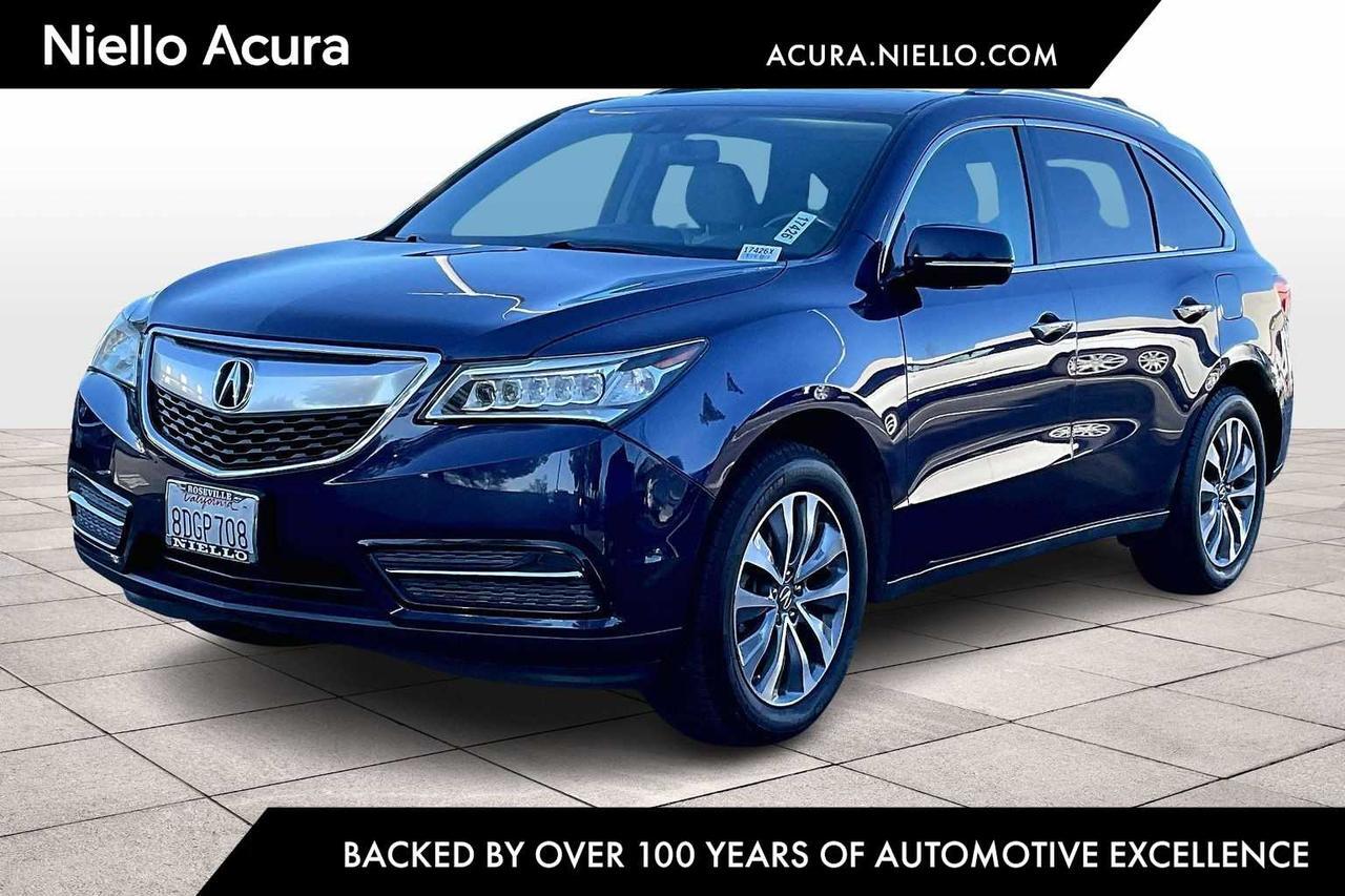 2015 Acura MDX Tech Pkg Roseville CA
