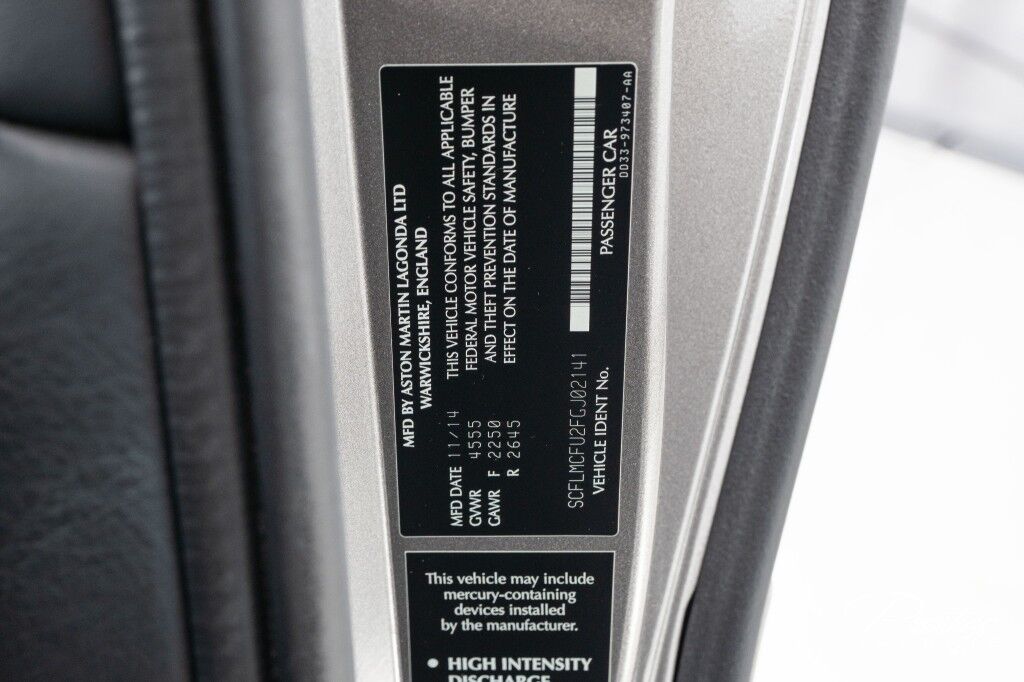 2015 Aston Martin Vanquish North Miami Beach FL