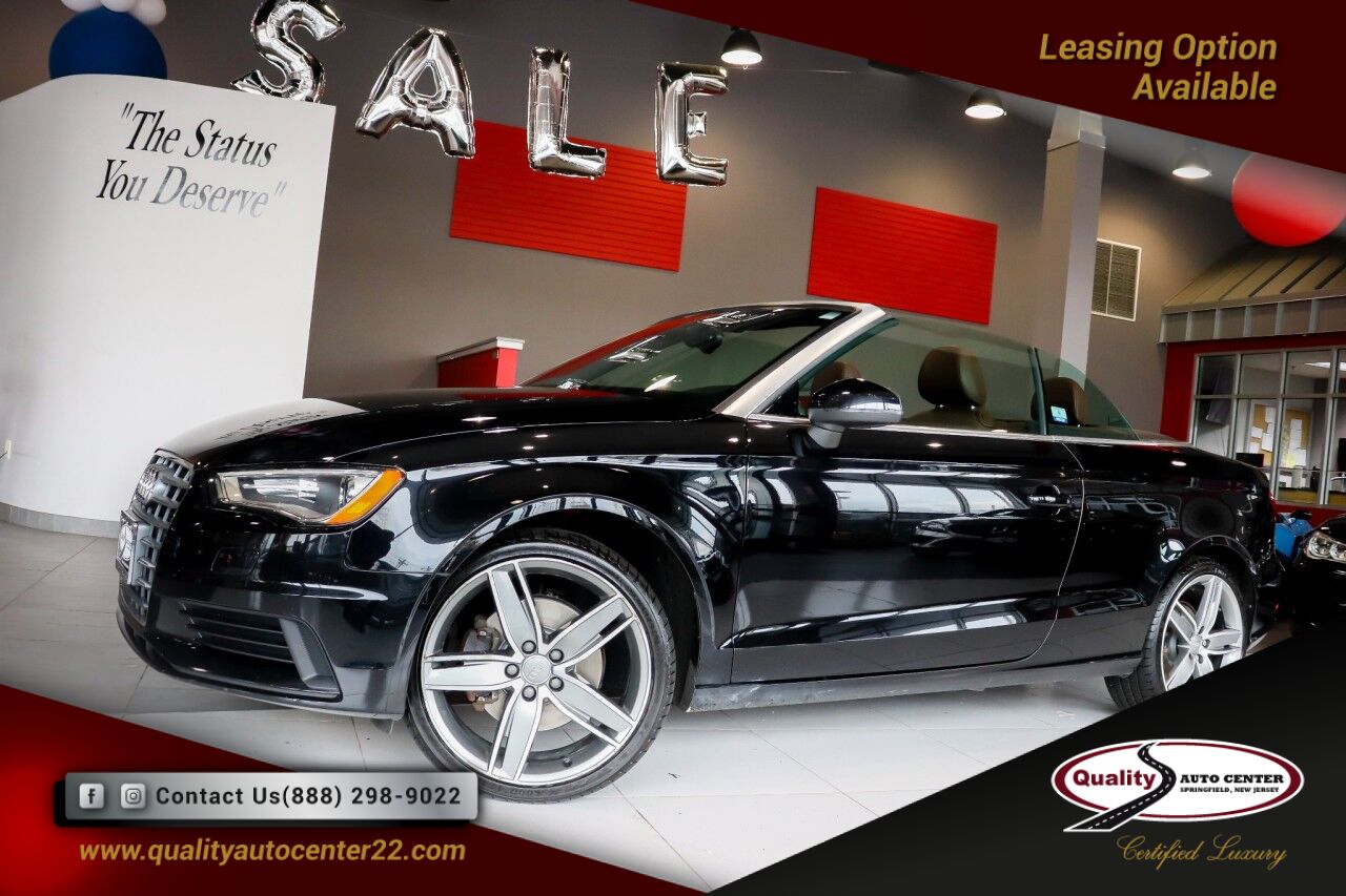 2015 Audi A3 2.0T Premium Plus Convertible, Navigation, Convenience Pkg, Bang & Olufsen Springfield NJ 2015 Audi A3 2.0T Premium Plus Convertible, Navigation, Convenience Pkg, Bang & Olufsen Springfield NJ