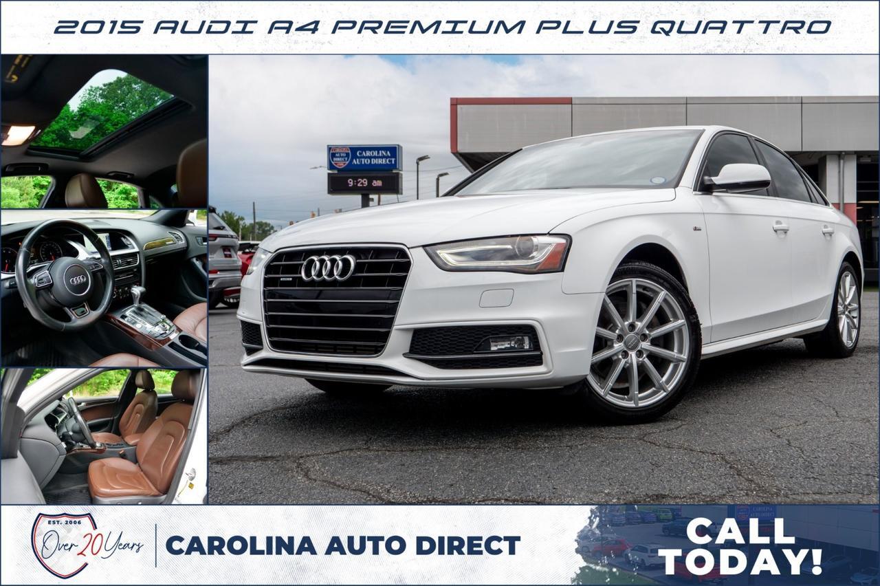 2015 Audi A4 Premium Plus Quattro / Technology Package / Heated Seats!