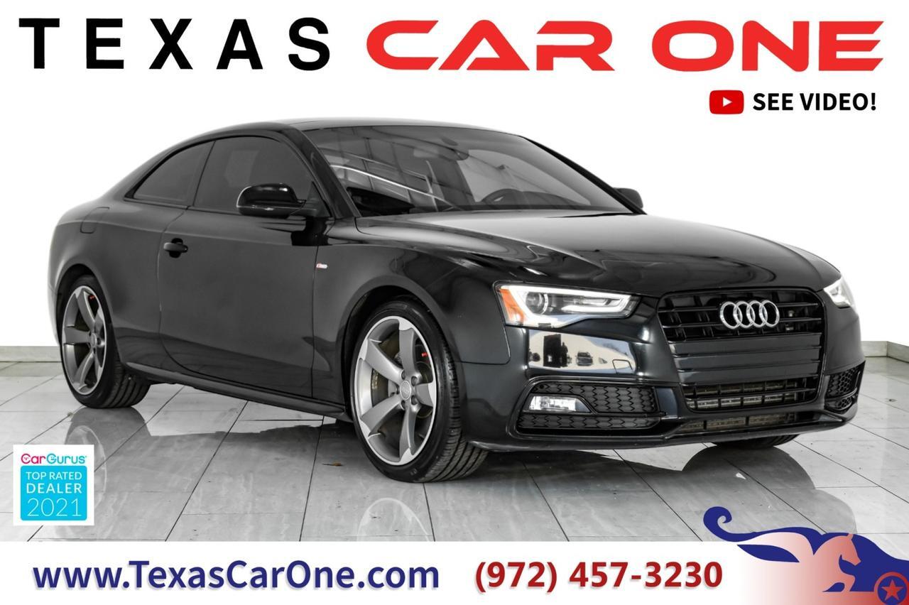 2015 Audi A5 2.0T PREMIUM PLUS QUATTRO S-LINE SPORT PLUS PKG TECH PKG BLIND S