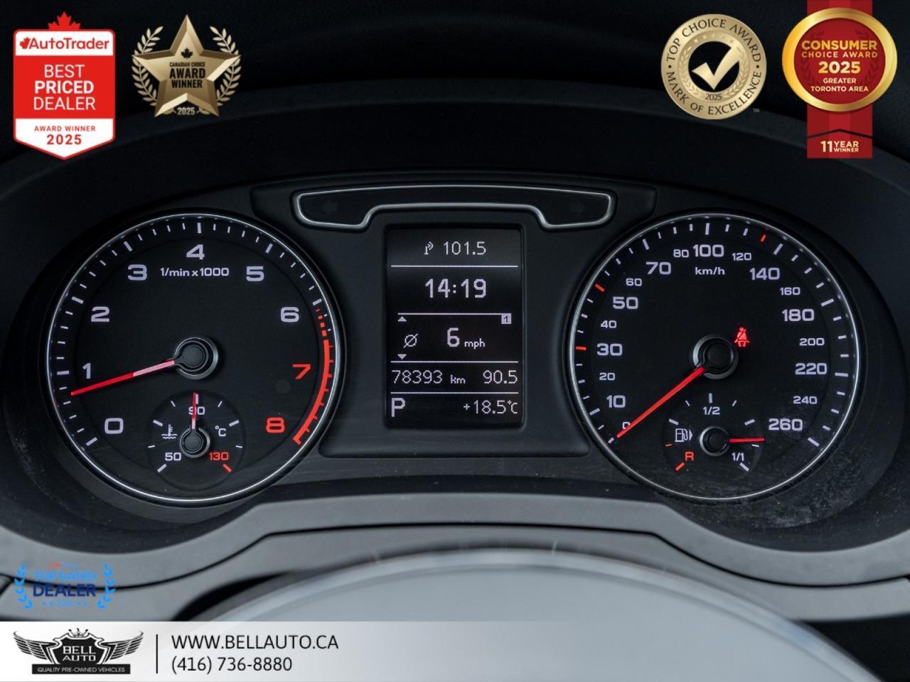 2015 Audi Q3 Technik | KEYLESS START | PANO ROOF | LEATHER | BACKUPCAM | NO ACCIDENT Toronto ON
