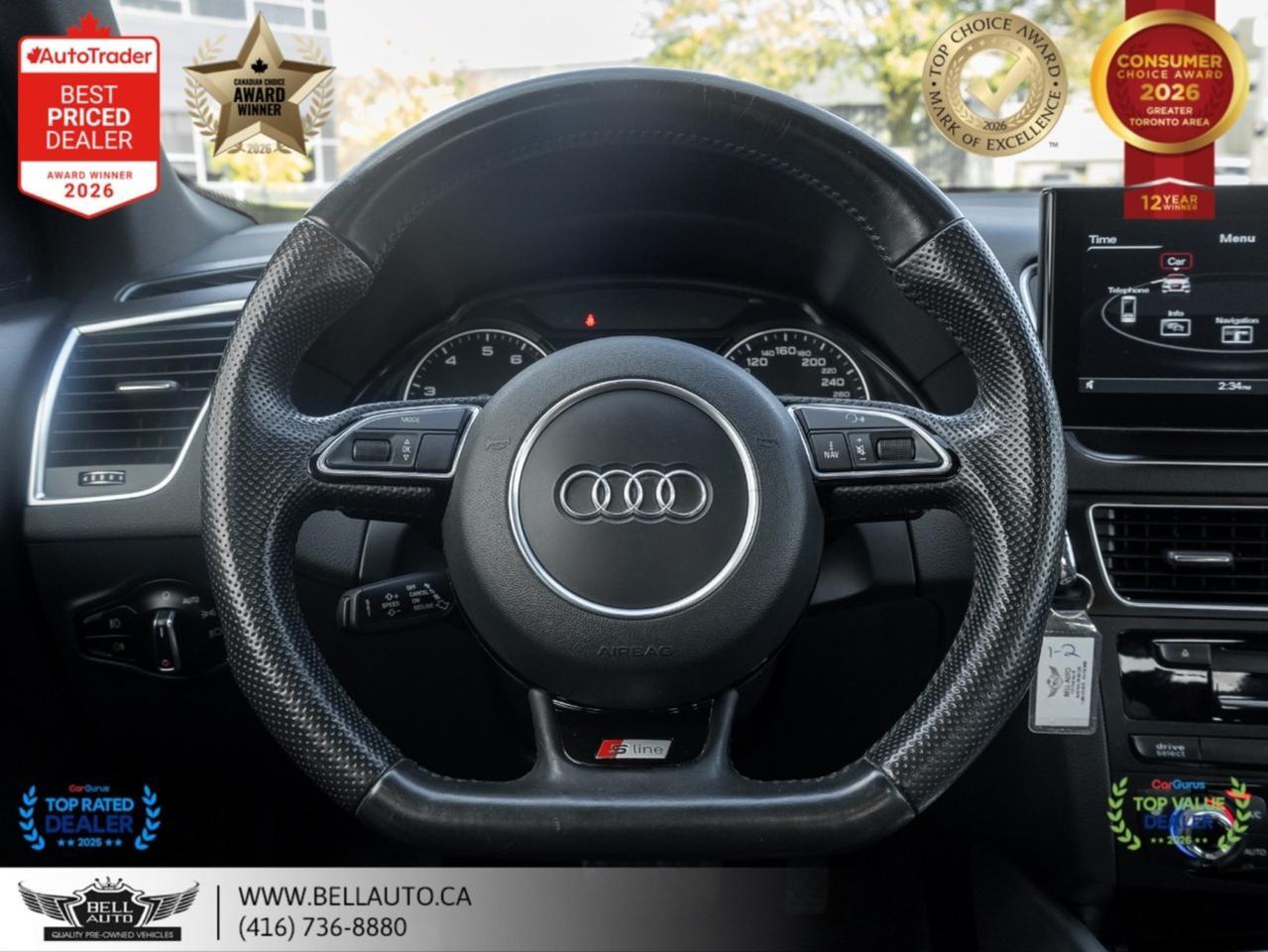 2015 Audi Q5 2.0T Technik | S-LINE | BLKOPTIC | NAVI | B.CAM | PANO | NOACCIDENT Toronto ON