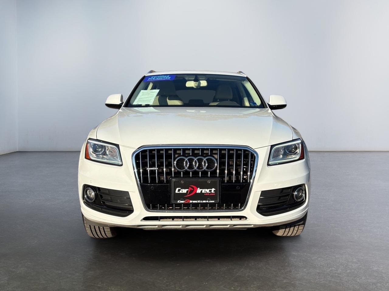 2015 Audi Q5 Premium Plus, POWER LIFTGATE, TWIN PANEL MOONROOF, HEATED SEATS, 360 BACKUP CAMERA, BLIND SPOT ALERT, LANE KEEP ASSIST, NAVIGATION, LOW MILEAGE, CLEAN CARFAX, RIDE IN LUXURY!