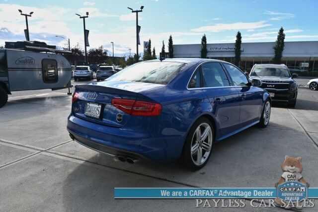 2015 Audi S4 Premium Plus / AWD / Technology Pkg / Power & Heated Leather Seats / Navigation / Sunroof / Blind Spot Alert / Bluetooth / Back Up Camera / Cruise Control / Keyless Entry & Start / 28 MPG / Only 58k Miles / 1-Owner Anchorage AK