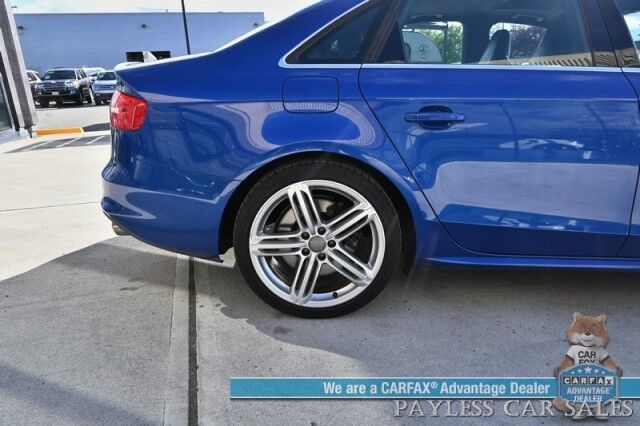 2015 Audi S4 Premium Plus / AWD / Technology Pkg / Power & Heated Leather Seats / Navigation / Sunroof / Blind Spot Alert / Bluetooth / Back Up Camera / Cruise Control / Keyless Entry & Start / 28 MPG / Only 58k Miles / 1-Owner Anchorage AK