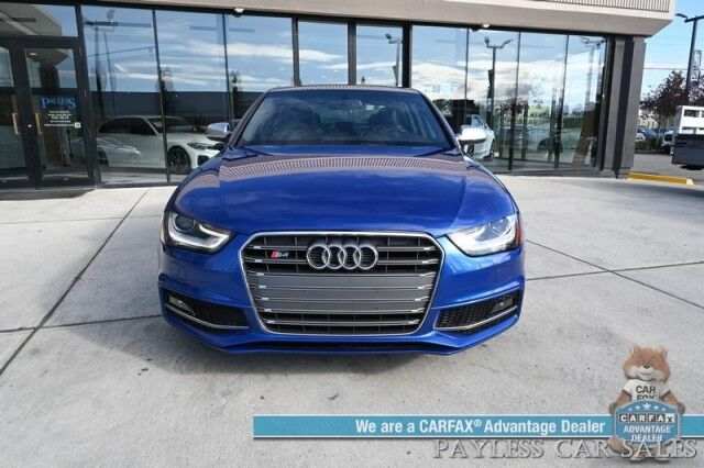2015 Audi S4 Premium Plus / AWD / Technology Pkg / Power & Heated Leather Seats / Navigation / Sunroof / Blind Spot Alert / Bluetooth / Back Up Camera / Cruise Control / Keyless Entry & Start / 28 MPG / Only 58k Miles / 1-Owner Anchorage AK