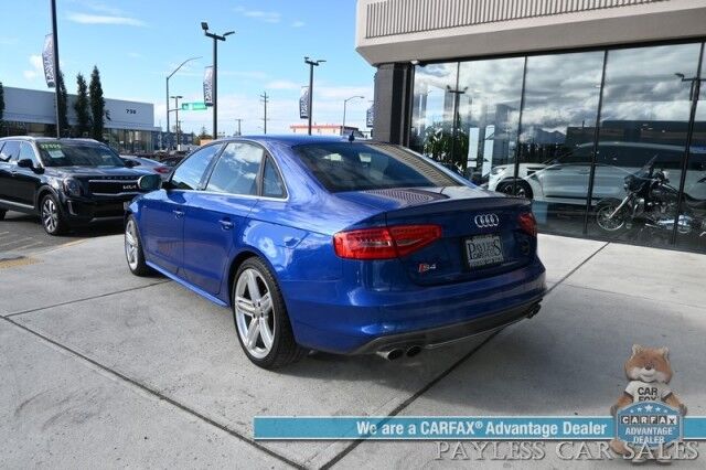 2015 Audi S4 Premium Plus / AWD / Technology Pkg / Power & Heated Leather Seats / Navigation / Sunroof / Blind Spot Alert / Bluetooth / Back Up Camera / Cruise Control / Keyless Entry & Start / 28 MPG / Only 58k Miles / 1-Owner Anchorage AK