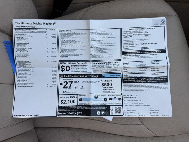 2015 BMW 4 Series 428i Willow Grove PA