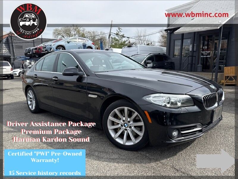 2015 BMW 5 Series 535i xDrive Sedan AWD w/ Driver Assistance Package