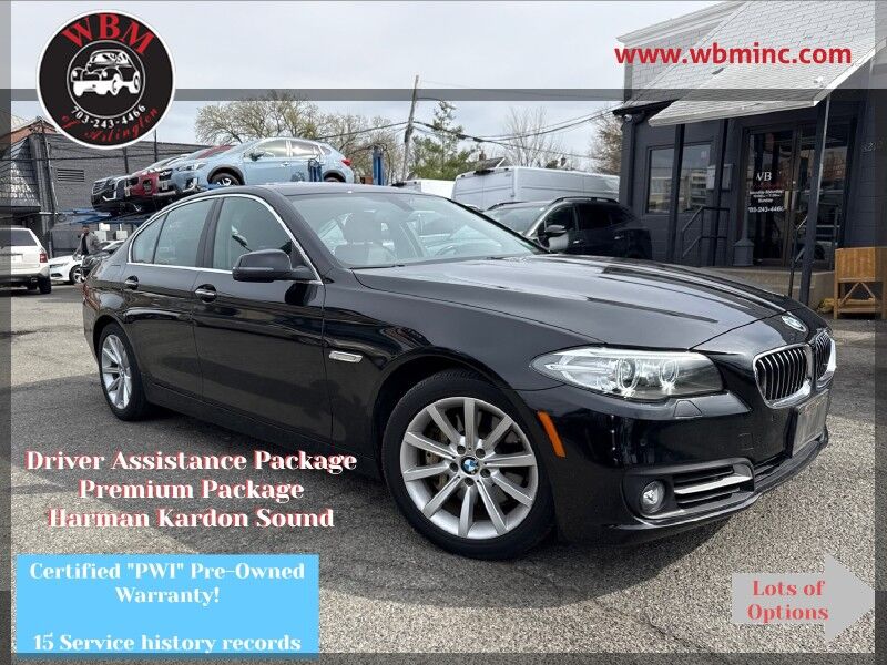 2015 BMW 5 Series 535i xDrive Sedan AWD w/ Driver Assistance Package